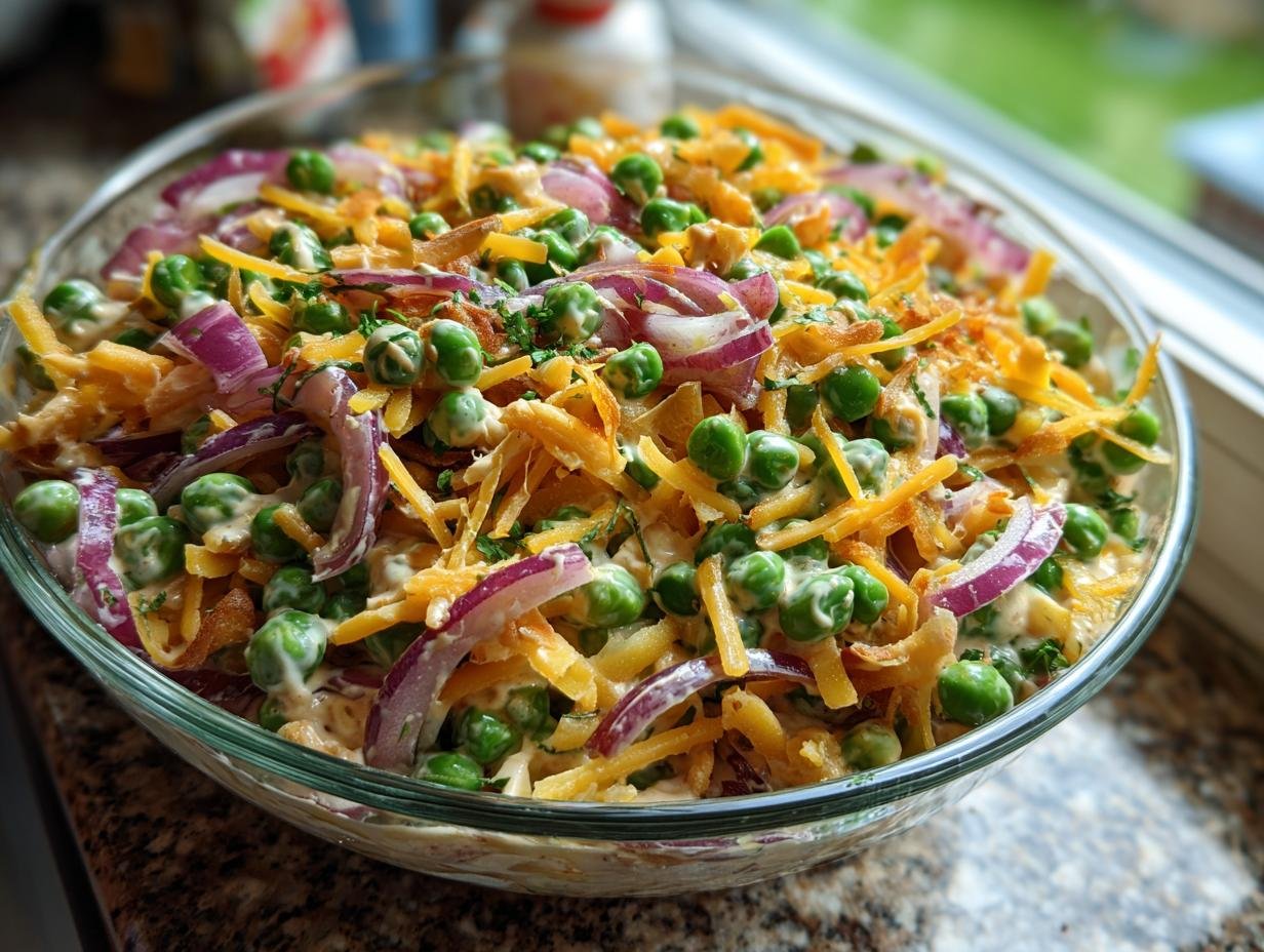 BBQ Pea Salad - detail 2