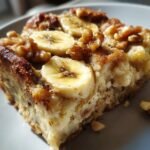 Banana and Walnut Pudding