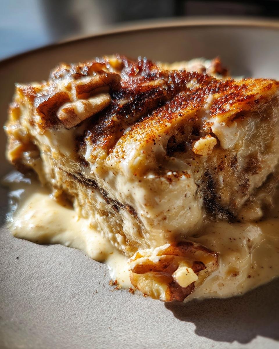 Banana and Walnut Pudding - detail 2