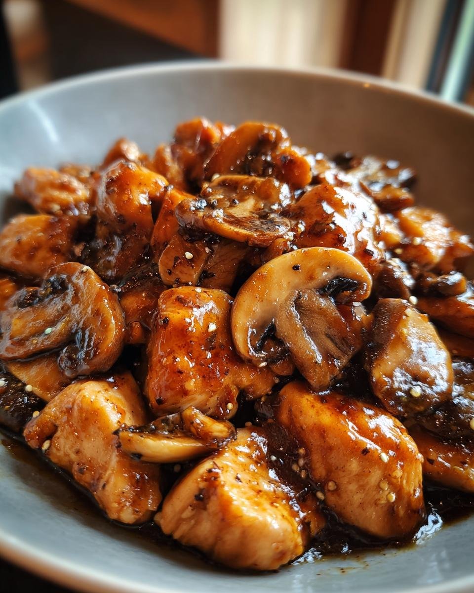 Black Pepper Chicken & Mushroom - detail 1
