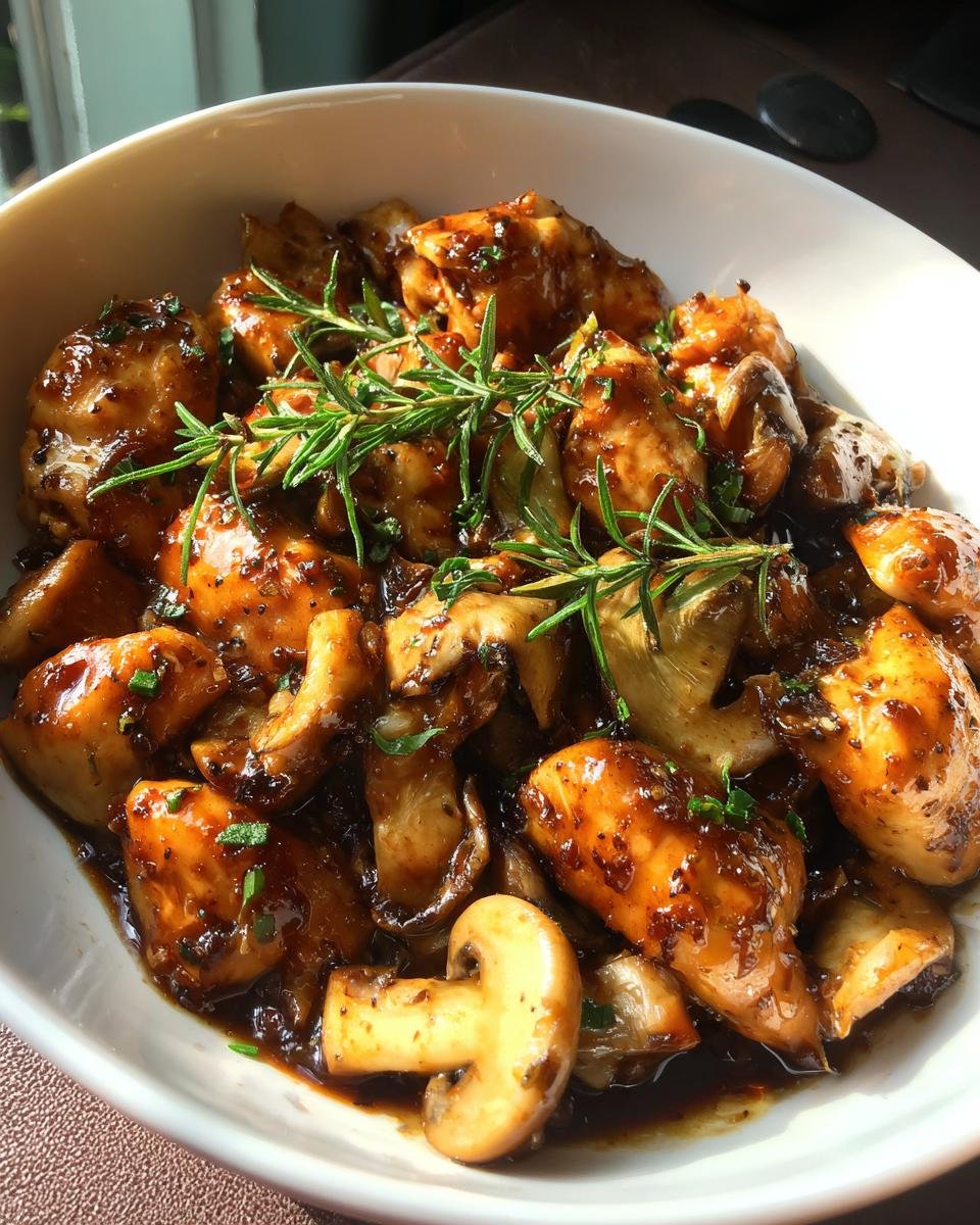 Black Pepper Chicken & Mushroom - detail 2