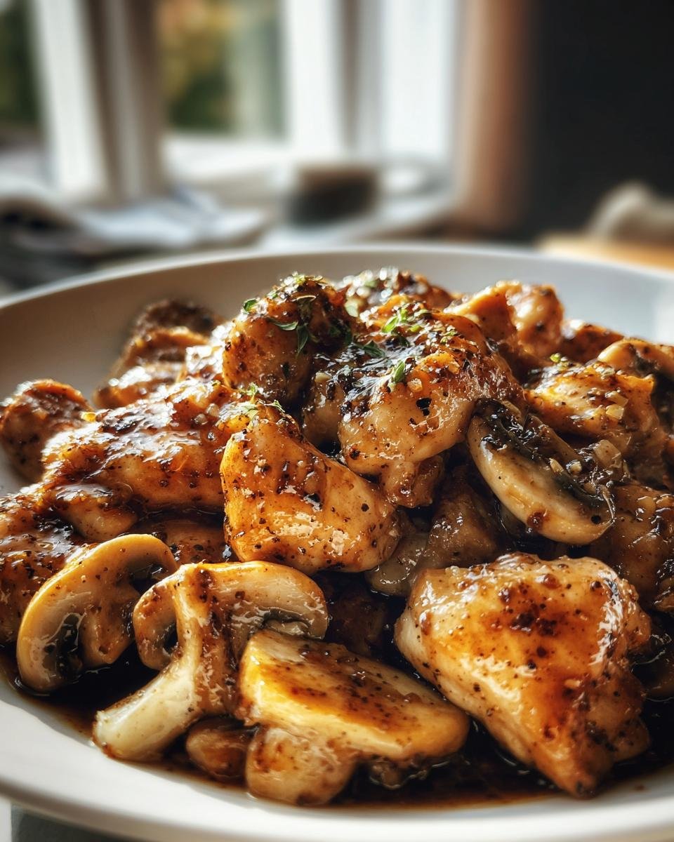 Black Pepper Chicken & Mushroom - detail 3