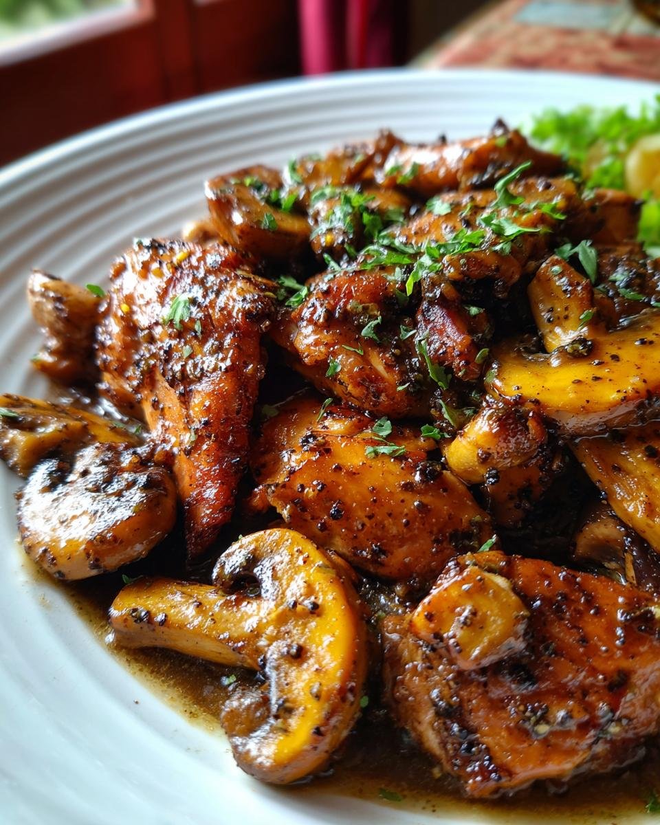 Black Pepper Chicken & Mushroom - detail 4
