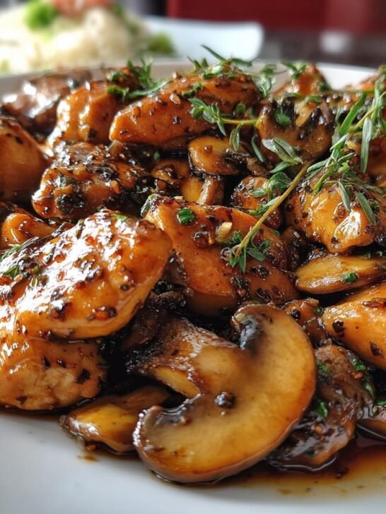 Black Pepper Chicken & Mushroom