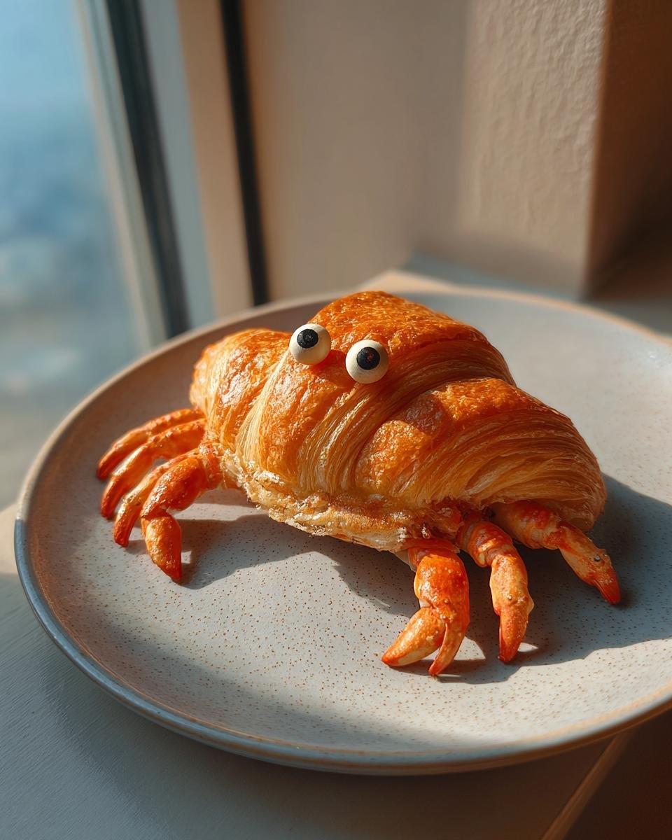 CRAB CROISSANT - Adorable! - detail 3