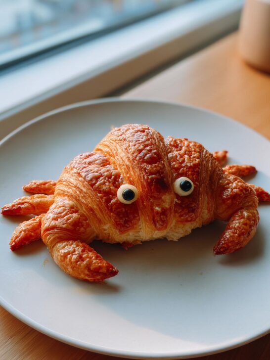 CRAB CROISSANT - Adorable!