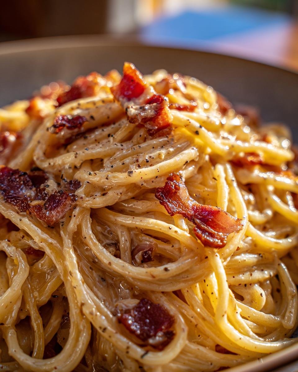 Creamy Bacon Spaghetti - detail 1