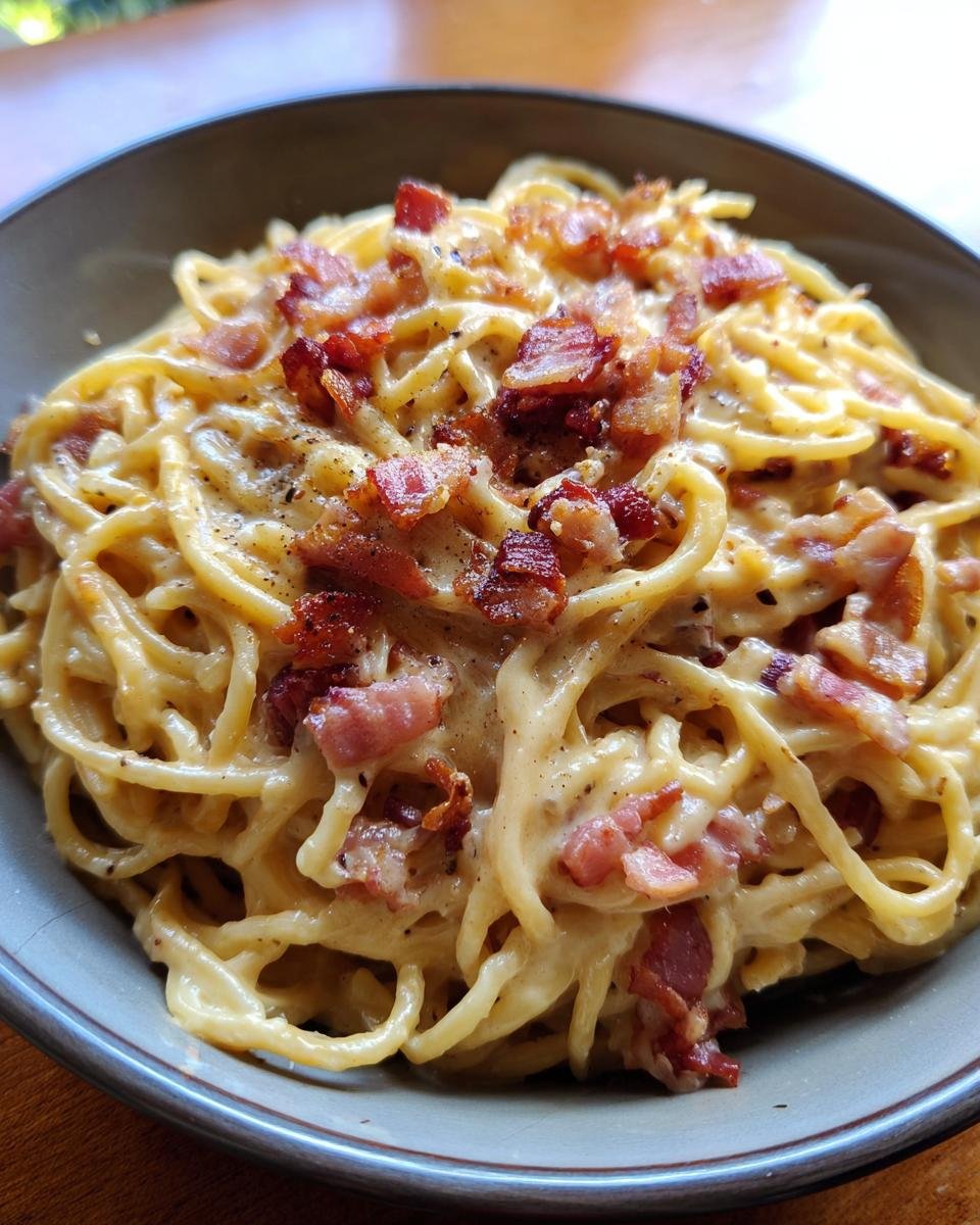 Creamy Bacon Spaghetti - detail 4