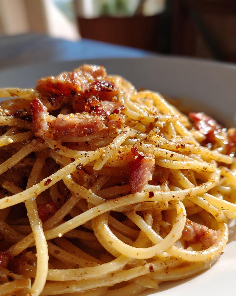 Creamy Bacon Spaghetti - detail 5