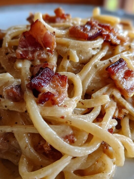 Creamy Bacon Spaghetti