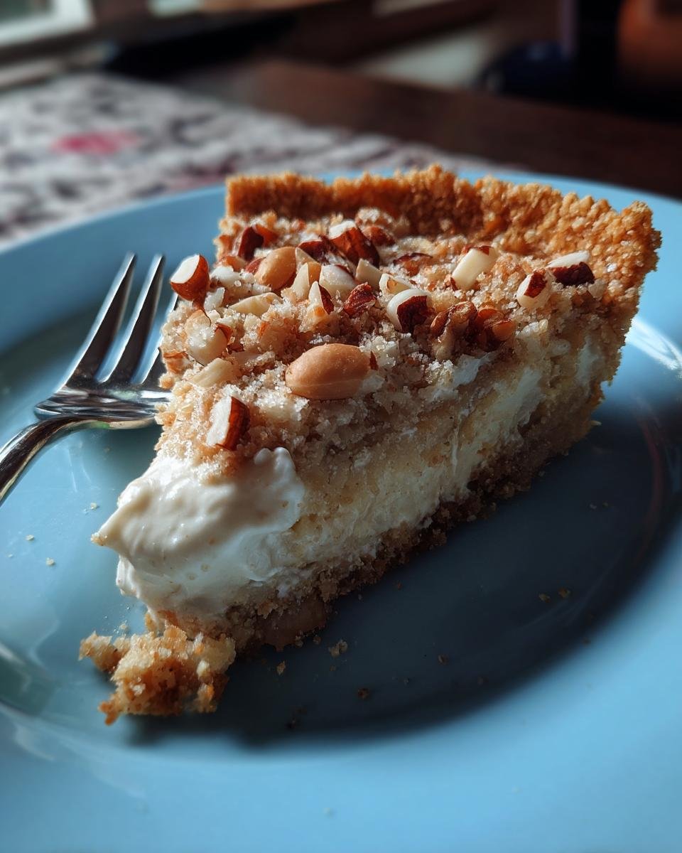 Creamy Coconut Nut Pie - detail 1