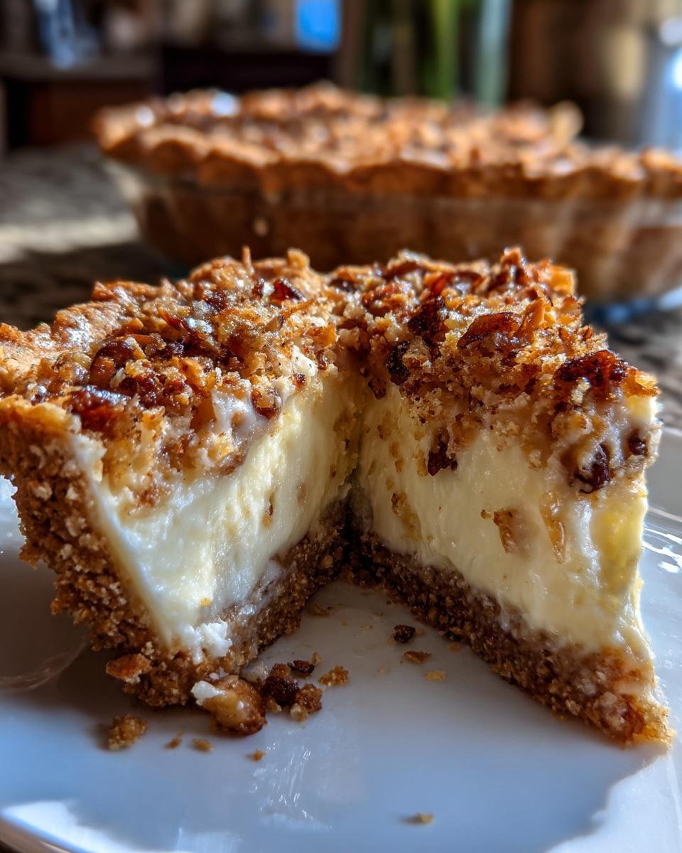 Creamy Coconut Nut Pie - detail 5