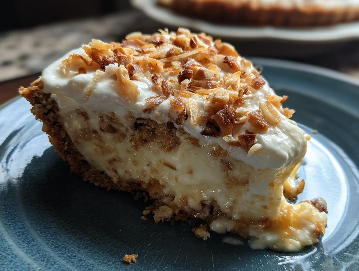 Creamy Coconut Nut Pie - detail 6