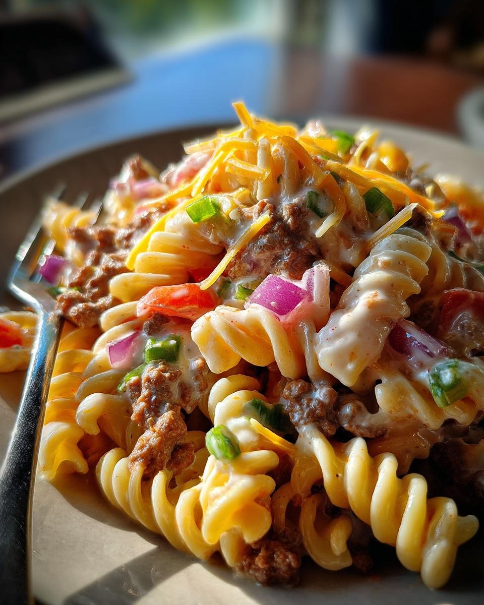 Creamy Ranch Taco Pasta Salad - detail 2