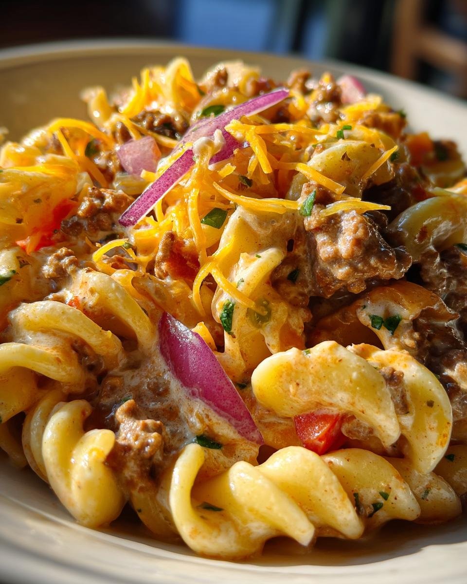 Creamy Ranch Taco Pasta Salad - detail 3