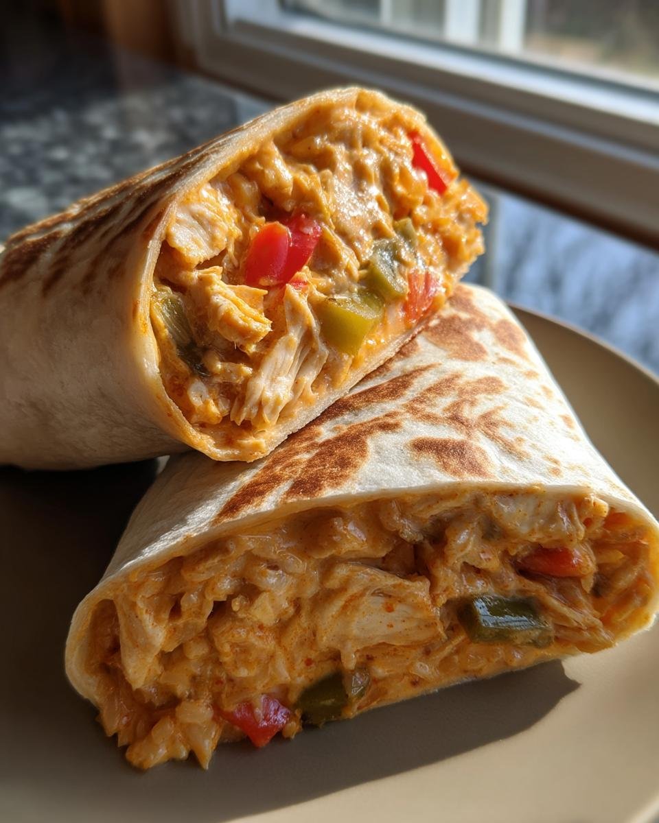 Crispy Chicken Bell Pepper Ranch Burritos - detail 1