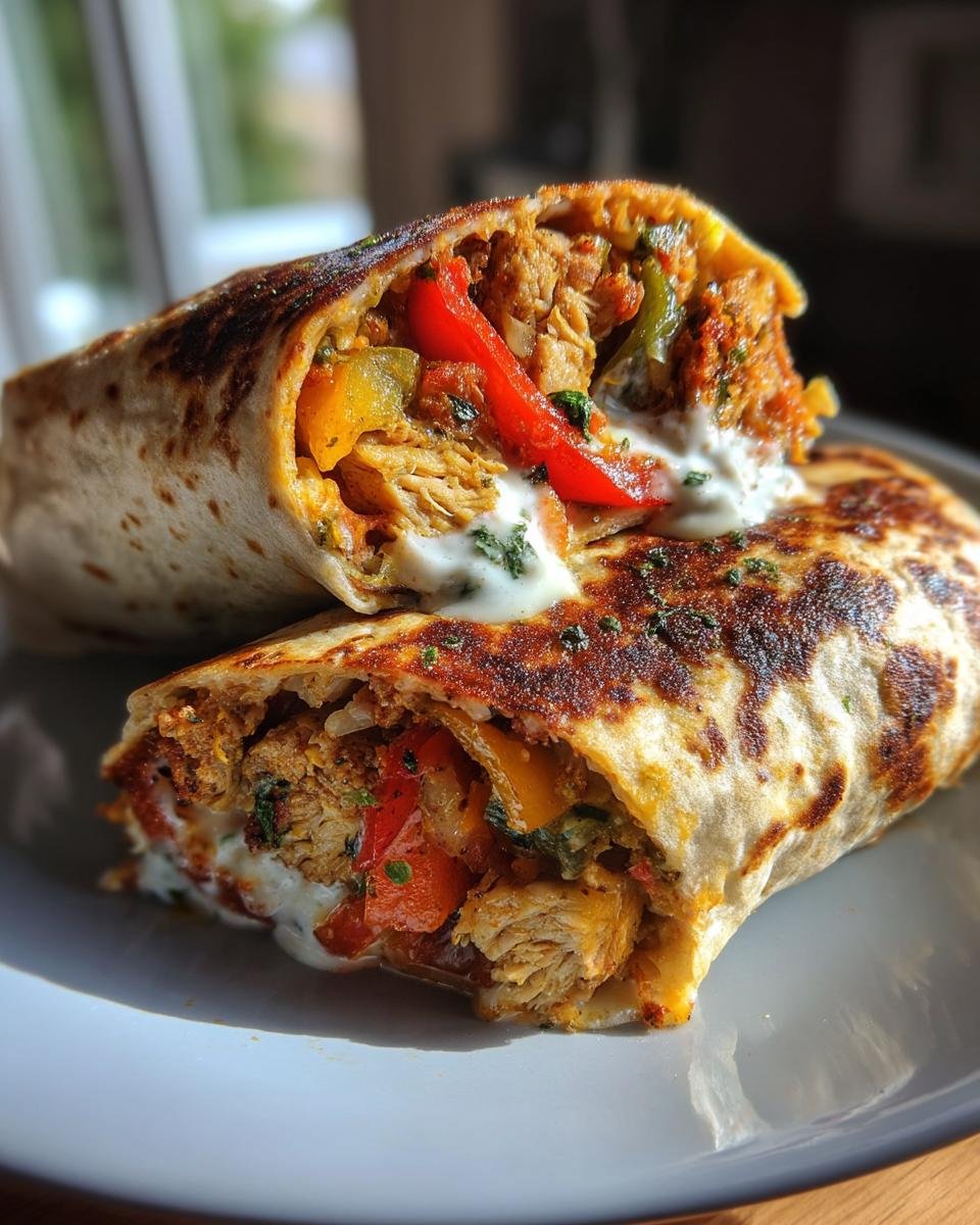 Crispy Chicken Bell Pepper Ranch Burritos - detail 3