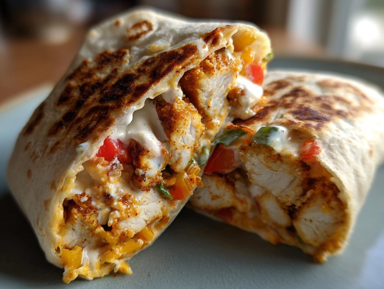 Crispy Chicken Bell Pepper Ranch Burritos - detail 4