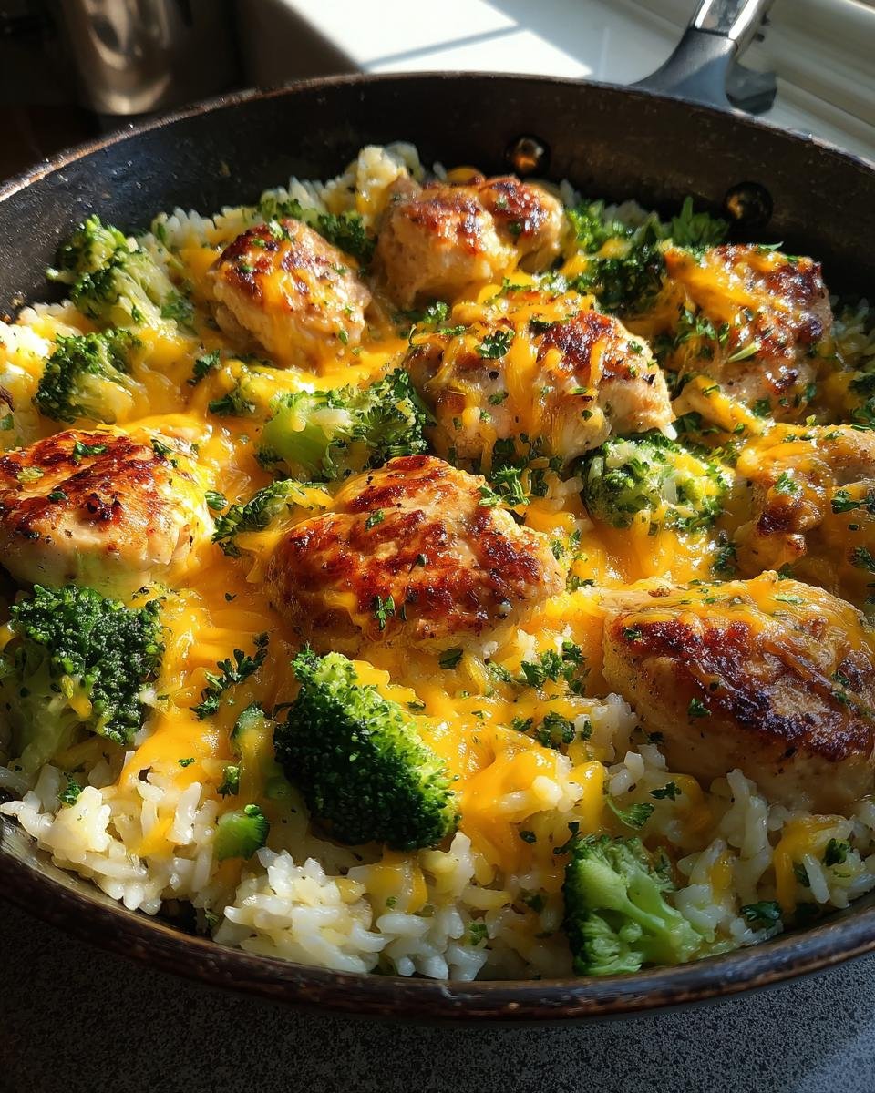 Easy Broccoli Chicken Rice Skillet - detail 2