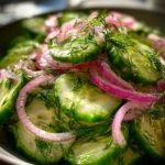 Fresh Pickled Cucumber Salad