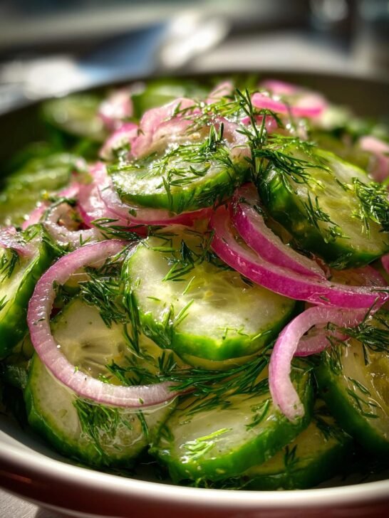 Fresh Pickled Cucumber Salad