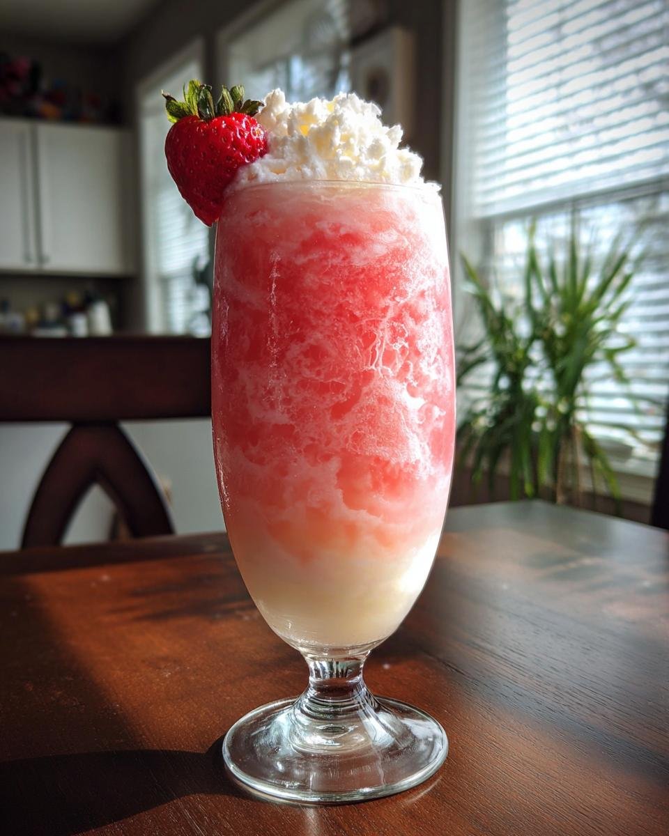 Frozen Miami Vice Cocktail - detail 1