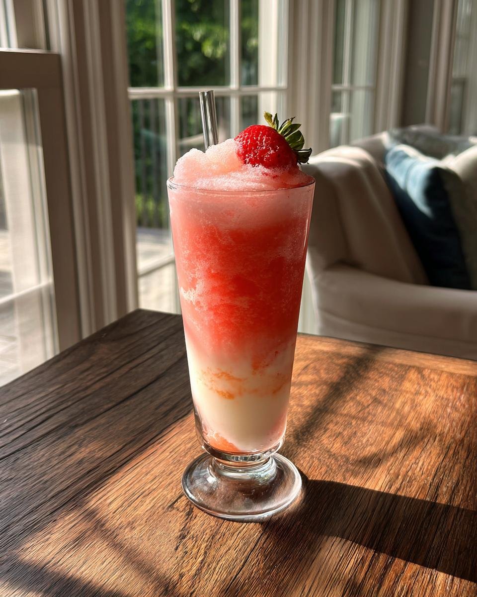 Frozen Miami Vice Cocktail - detail 3