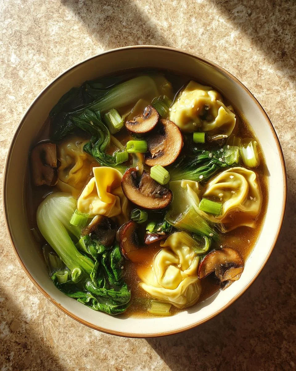 Homemade Wonton Soup - detail 4