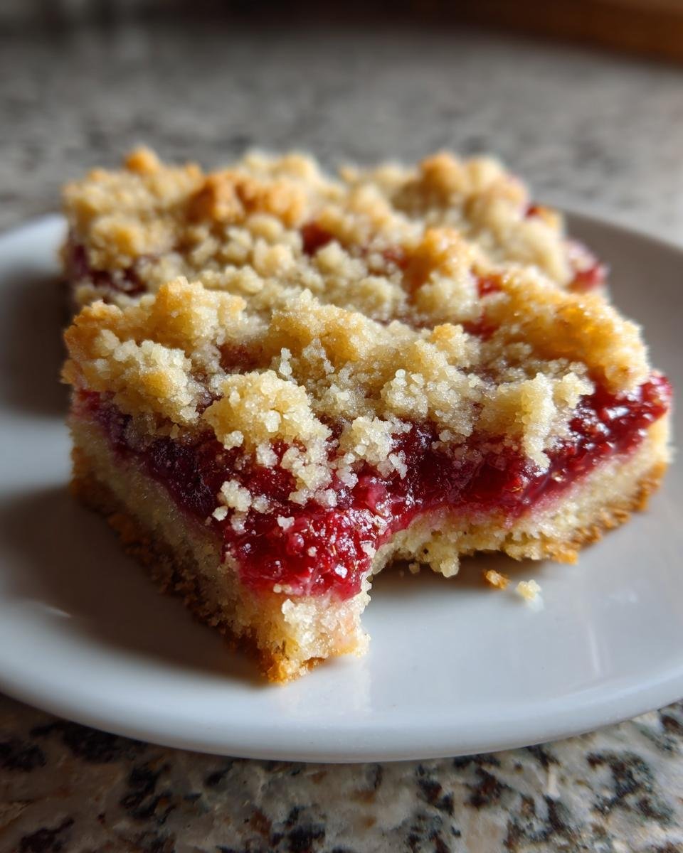 Lemon Raspberry Crumb Bars - detail 1