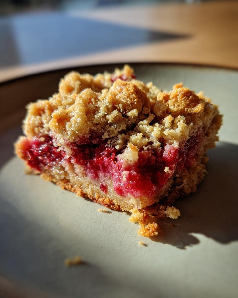Lemon Raspberry Crumb Bars - detail 3