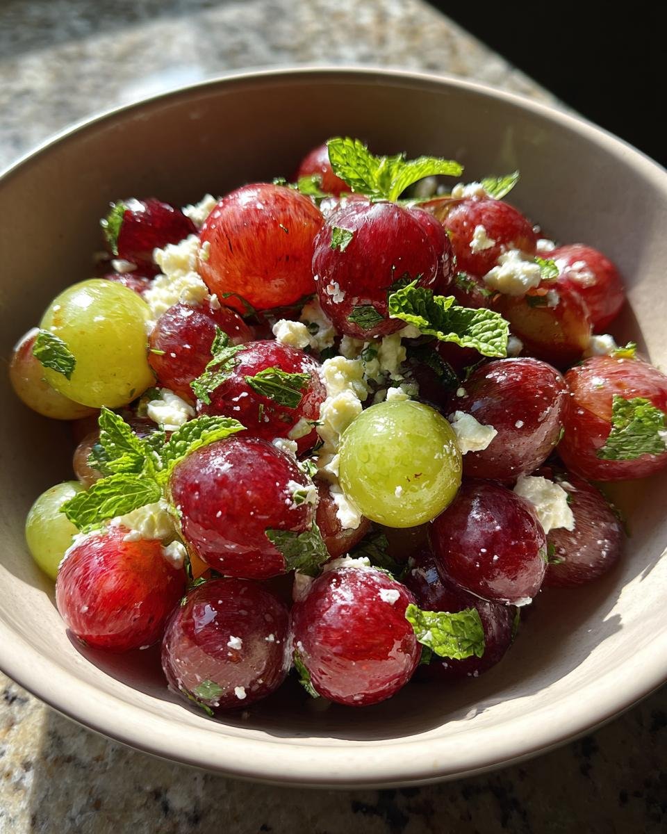 Mediterranean-Inspired Grape Salad - detail 1