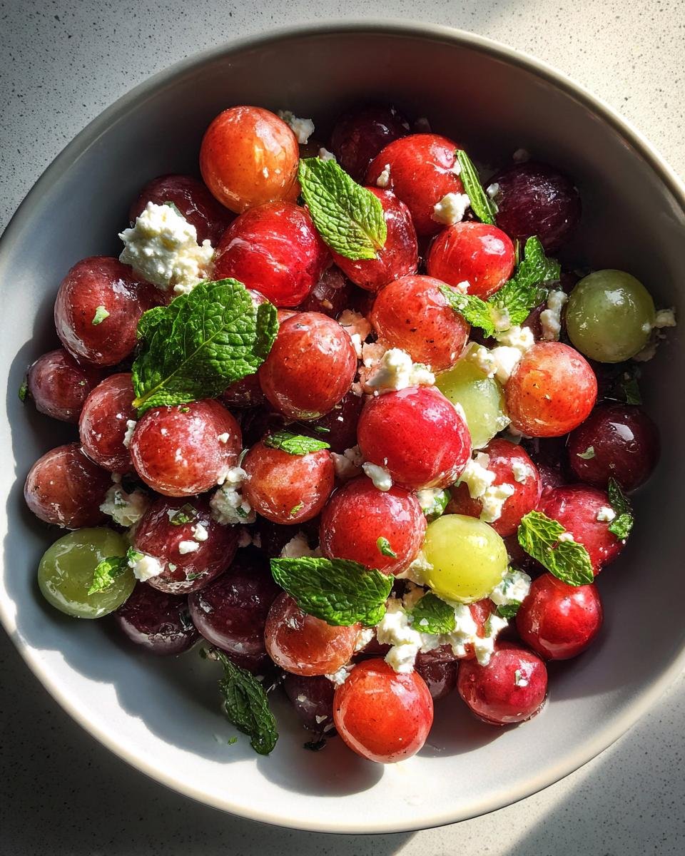 Mediterranean-Inspired Grape Salad - detail 2