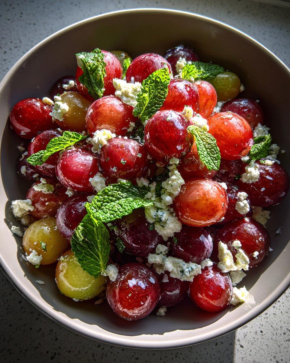 Mediterranean-Inspired Grape Salad - detail 3