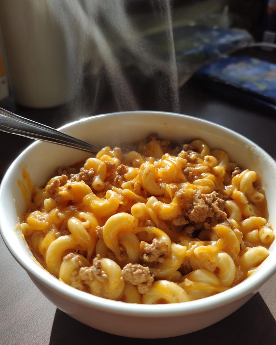One Pot Macaroni Cheeseburger Soup: The Ultimate Comfort Food Recipe - detail 1