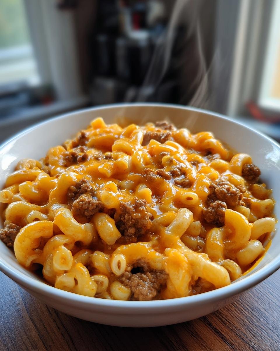 One Pot Macaroni Cheeseburger Soup: The Ultimate Comfort Food Recipe - detail 2