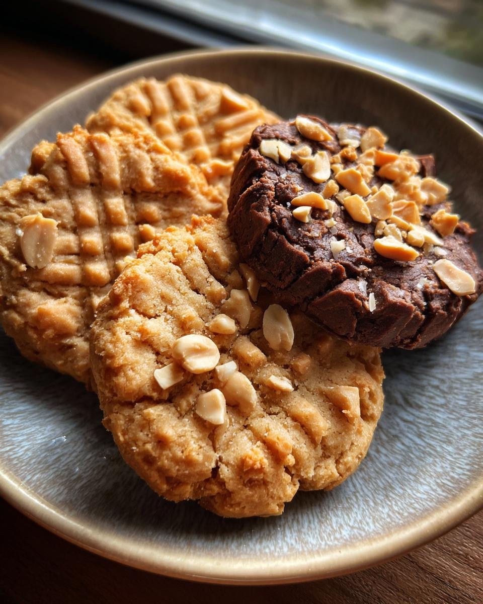 Peanut Butter Cookies in 3 Different Ways - detail 3