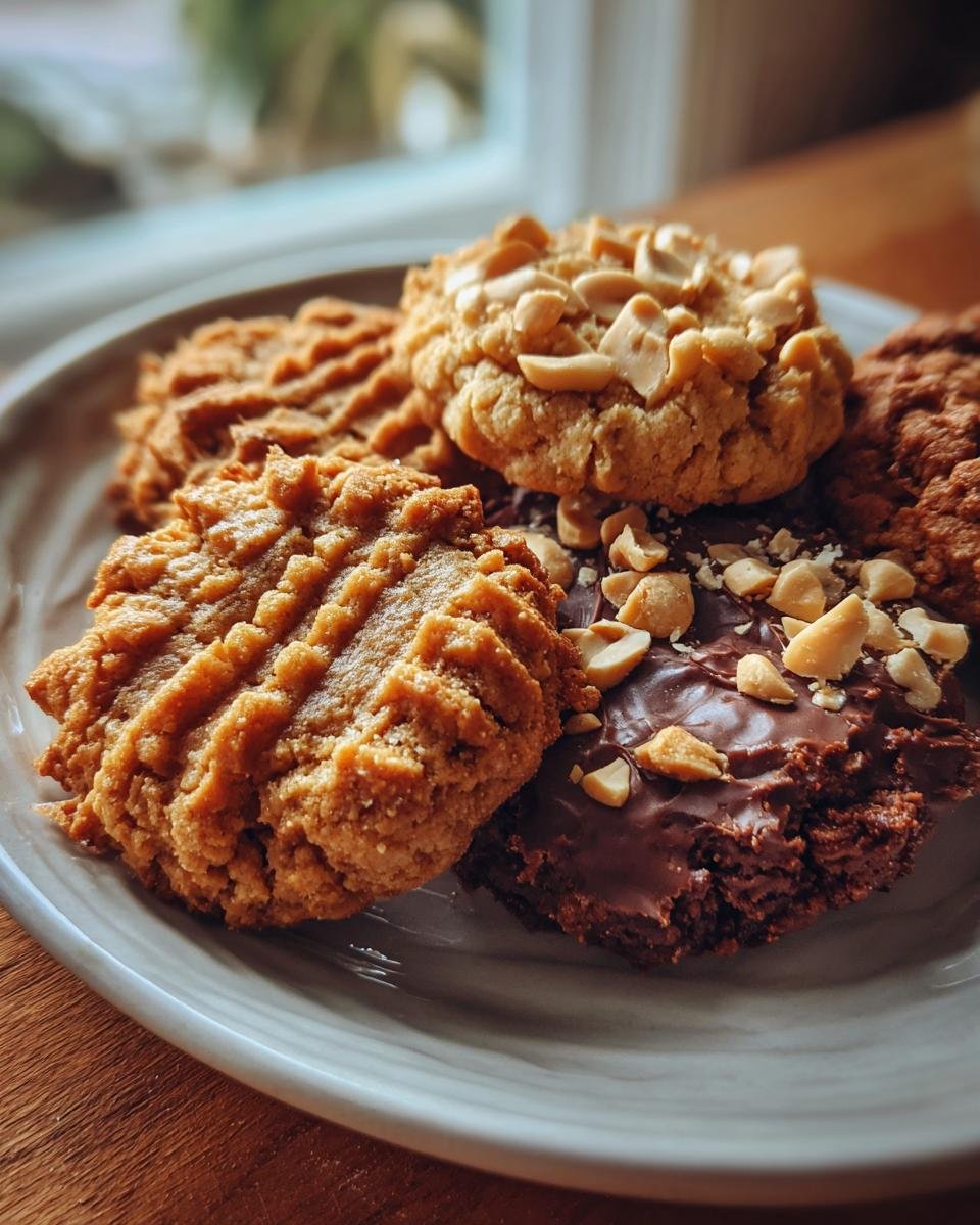 Peanut Butter Cookies in 3 Different Ways - detail 5