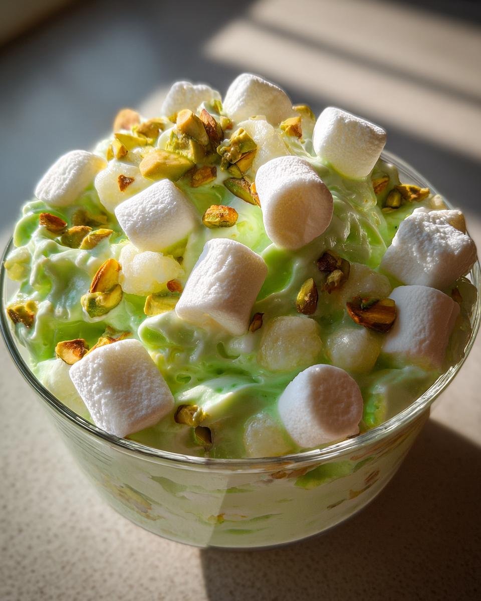 Pistachio Pudding Salad - detail 1