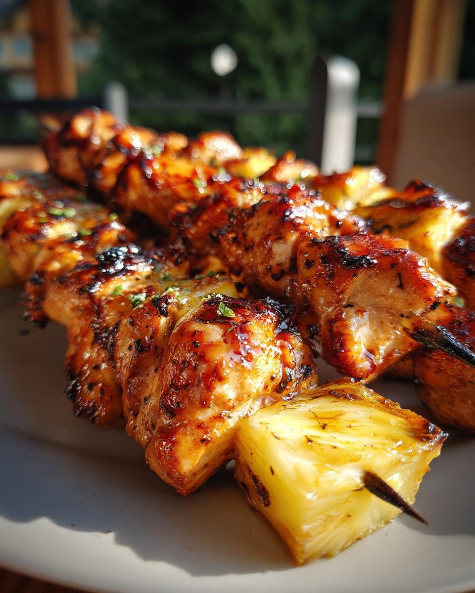 Quick and Easy Chicken and Pineapple Kabobs - detail 7
