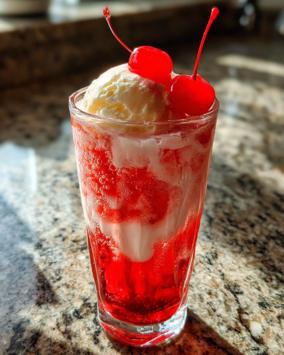 Shirley Temple Ice Cream Float - detail 1