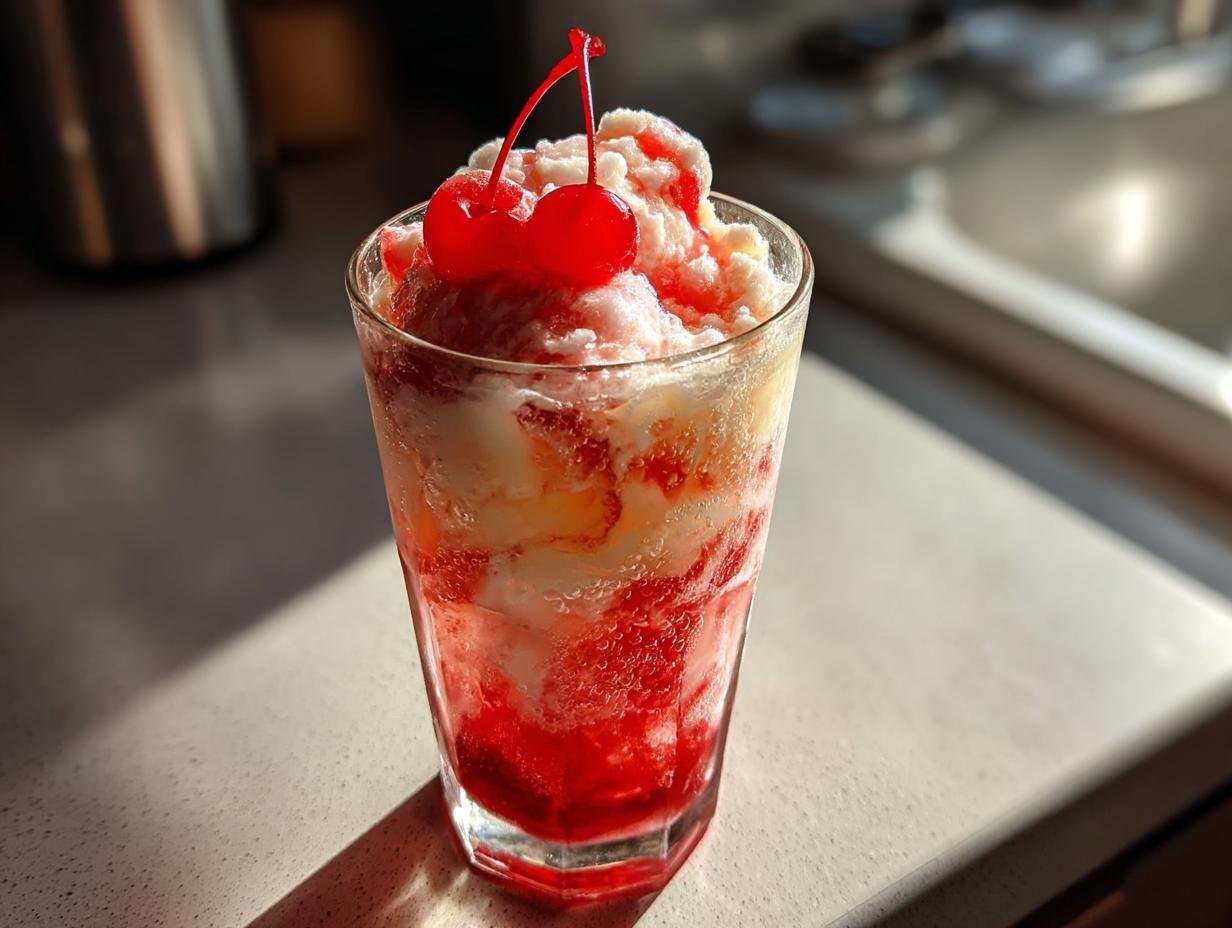 Shirley Temple Ice Cream Float - detail 4