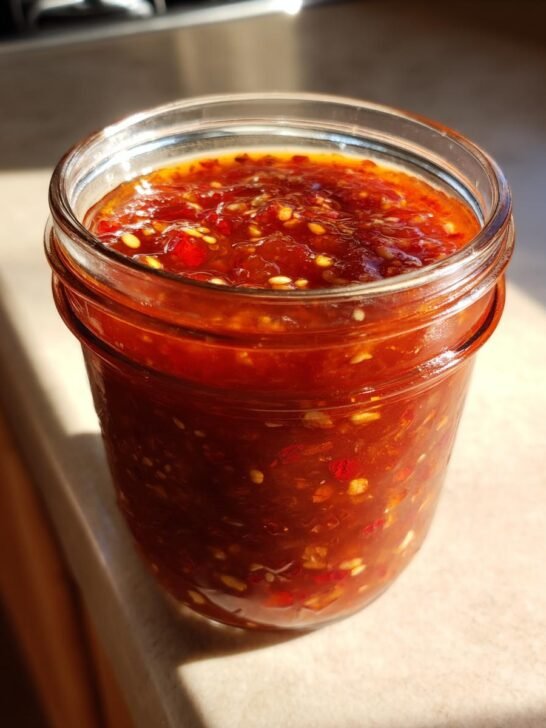homemade chili garlic sauce