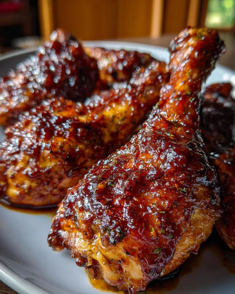 4th of July Cola-Glazed Chicken Drumsticks - detail 1