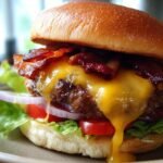 All-American BBQ Bacon Cheeseburgers