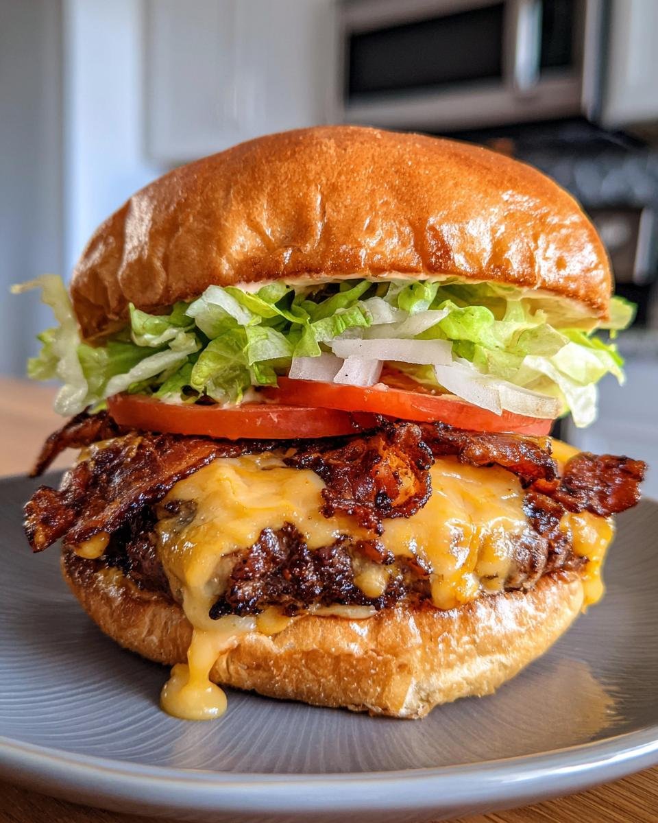 All-American BBQ Bacon Cheeseburgers - detail 3