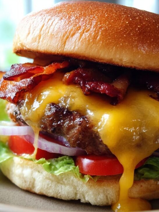 All-American BBQ Bacon Cheeseburgers
