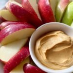 Apple Slices with Cinnamon Yogurt Dip