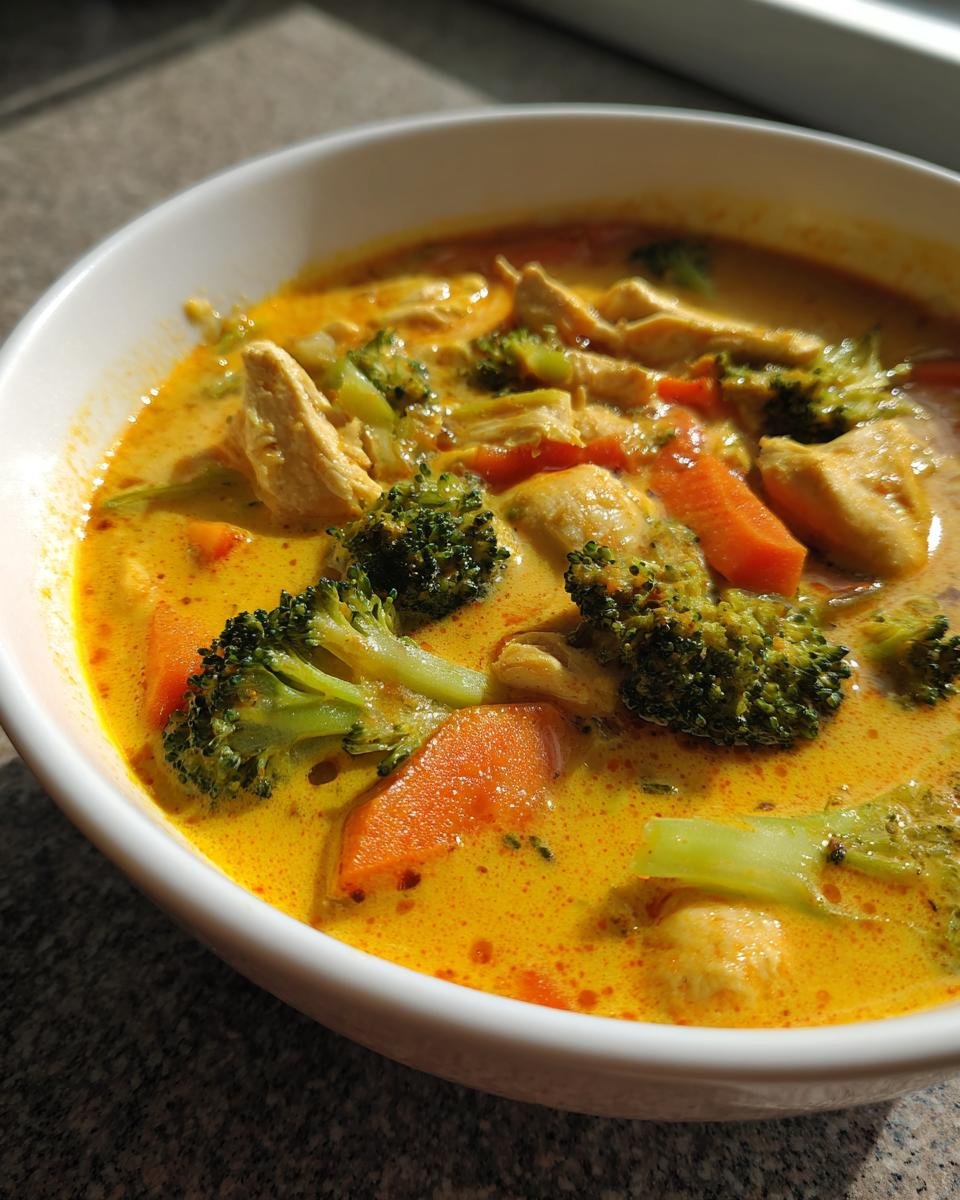 Coconut Curry Chicken Soup - detail 1