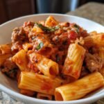 Creamy Sausage Rigatoni
