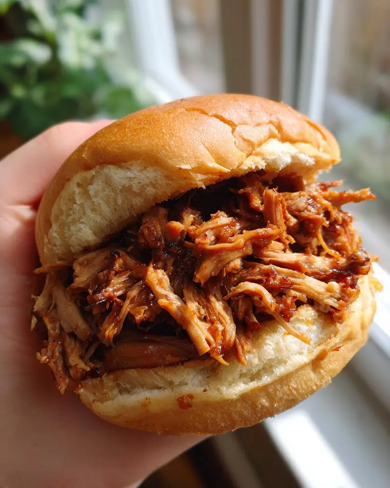 Dad's All-Day Smoked Pulled Pork Sandwiches - detail 3
